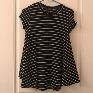 Baby doll striped top